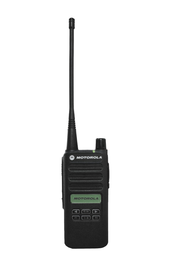 Motorola CP100D limited display radio detail