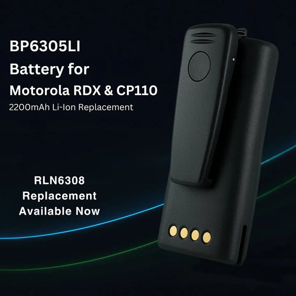 BP6305LI Battery for Motorola RDX & CP110 – 2200mAh Li-Ion