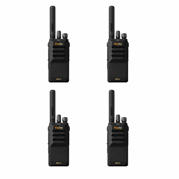Motorola BPR45 4 Pack - four portable radios