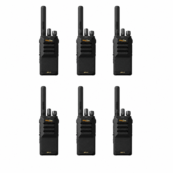 Motorola BPR45 6 Pack - six portable radios