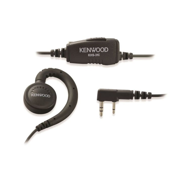 12 included: Kenwood KHS-31C C-Ring Ear Hanger