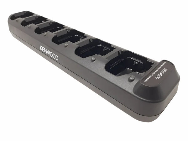 1 included: Kenwood KSC-506K 6-Unit Rapid Charger – Multi-Bay Charging Tray for PKT-300K Two-Way Radios