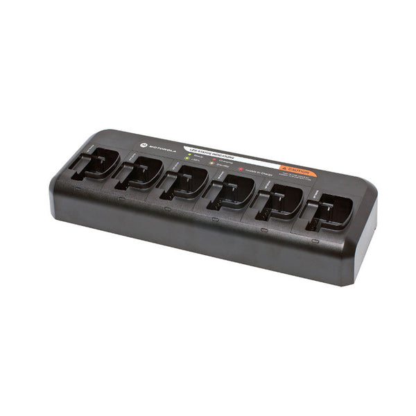 6 pack Motorola CP200d MotoTRBO Portable Radio plus multi unit charger plus speaker microphones